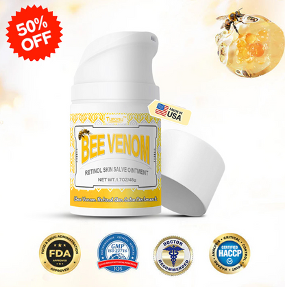 Made and Shipped from USA🇺🇸Turonu Bee Venom Retinol Skin Salve Ointment 🐝𝐀𝐀𝐃 𝐑𝐄𝐂𝐎𝐌𝐌𝐄𝐍𝐃𝐒(🔥55% Off for a Limited Time!)