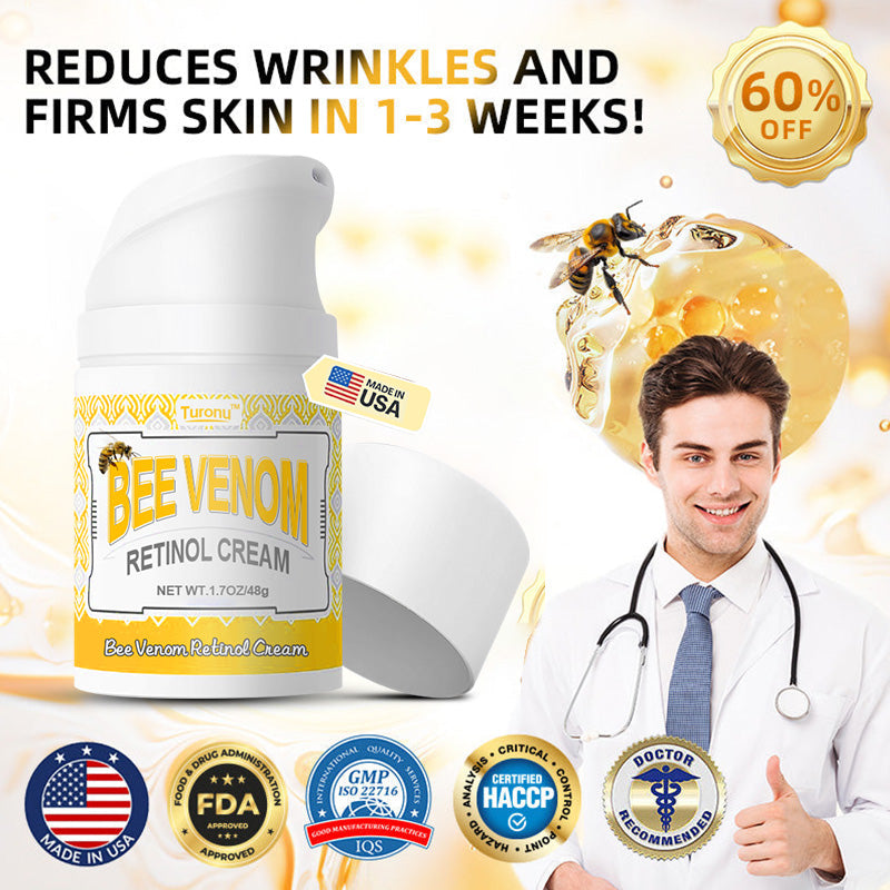 Made and Shipped from USA🇺🇸Turonu Bee Venom Retinol Skin Salve Ointment 🐝𝐀𝐀𝐃 𝐑𝐄𝐂𝐎𝐌𝐌𝐄𝐍𝐃𝐒(🔥55% Off for a Limited Time!)